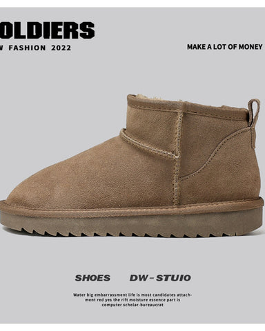 Women's Classic Genuine Suede Ankle Boots