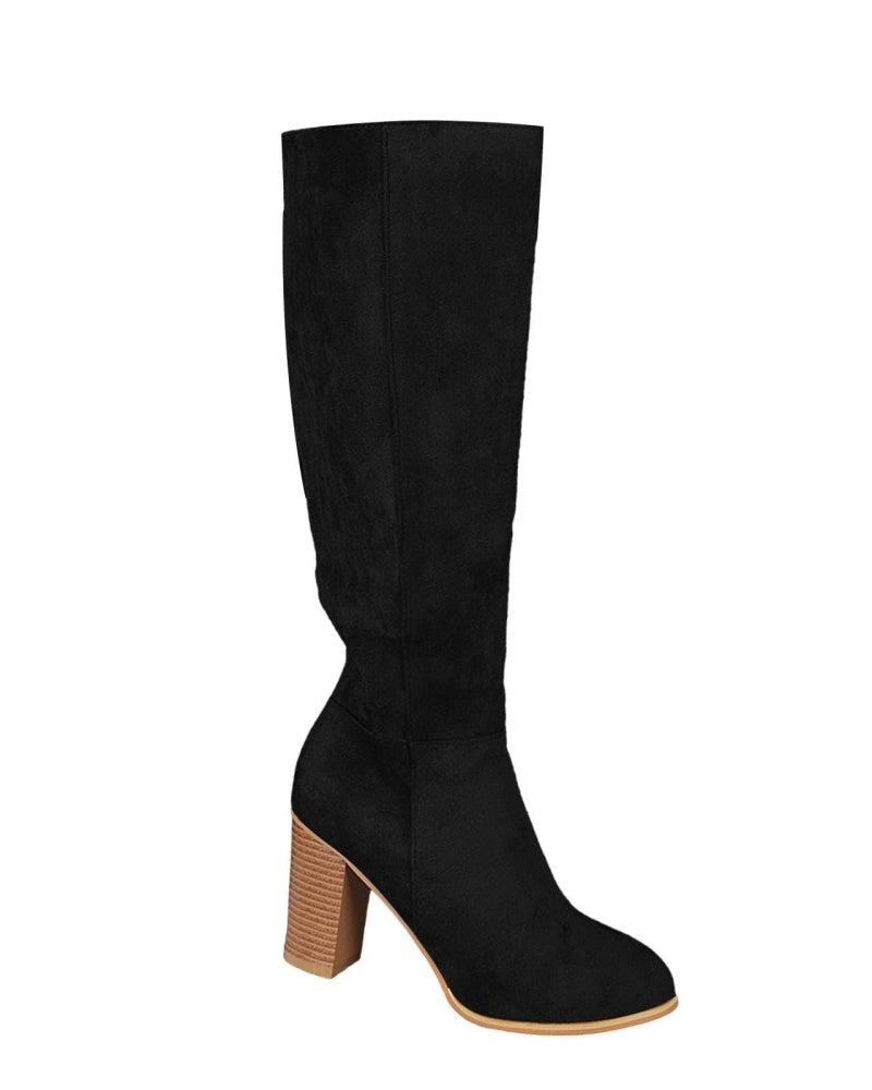Women's Wide Calf Knee High Boots for Autumn Winter