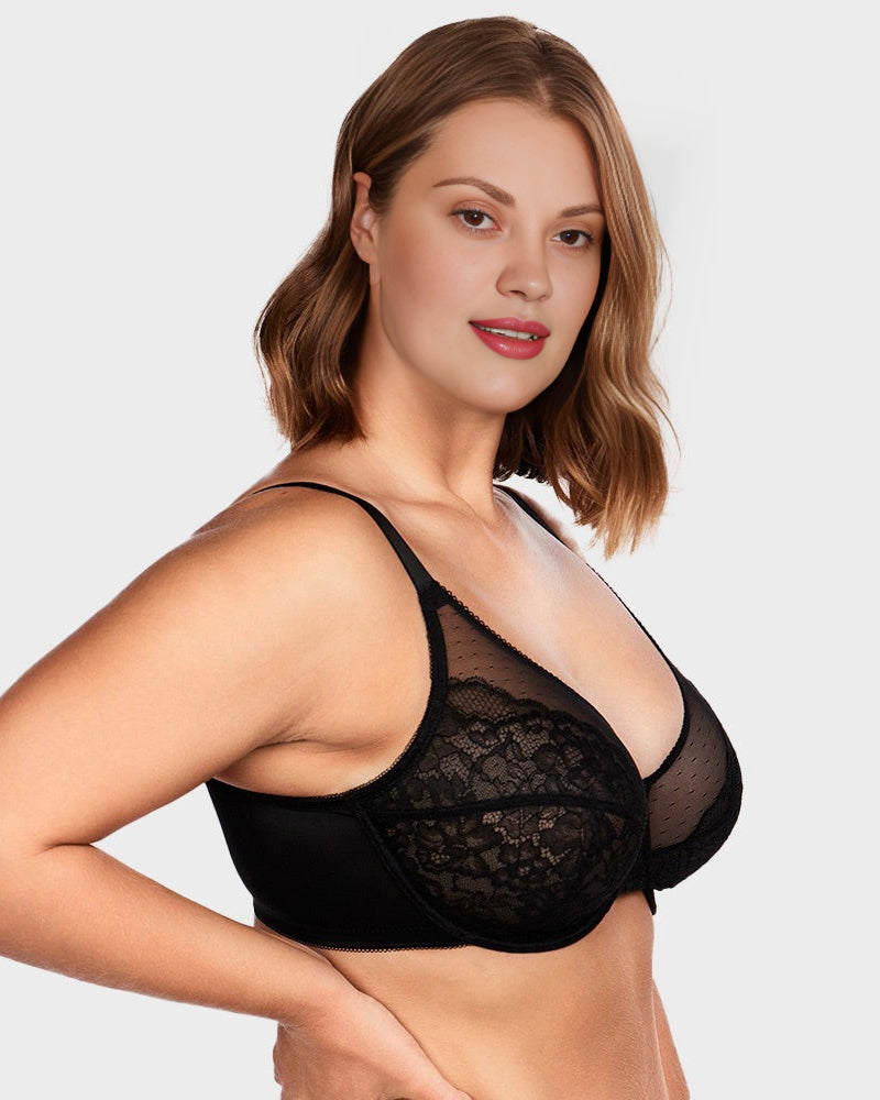 Full Coverage Lace Minimizer Bra