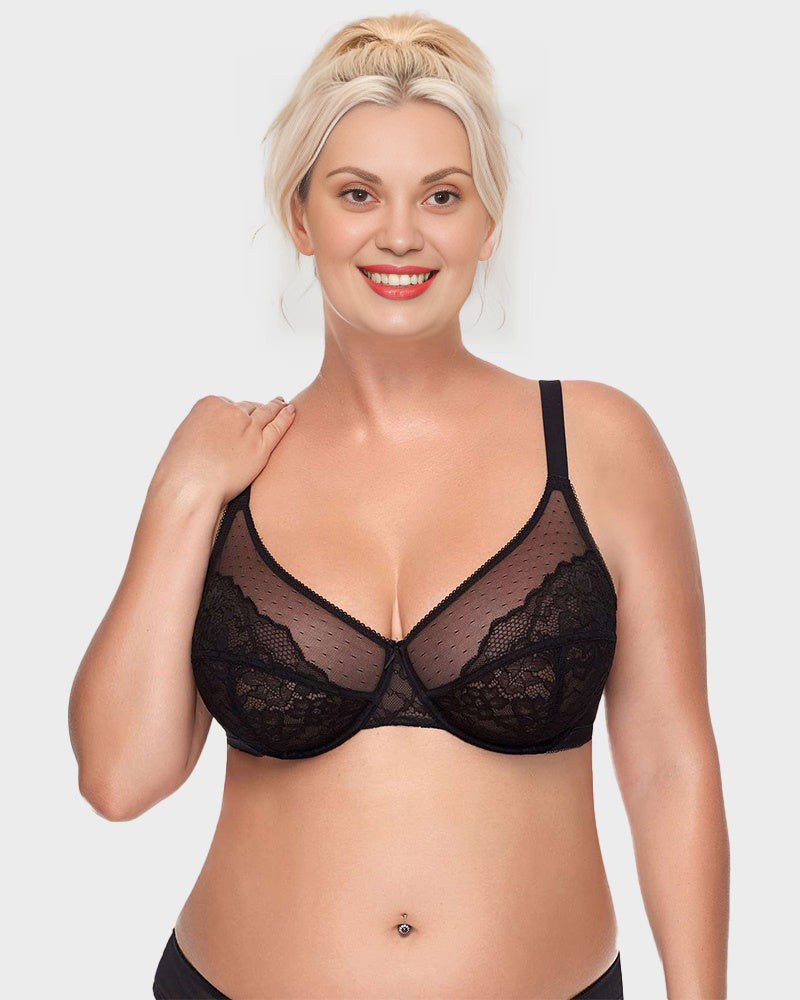 Full Coverage Lace Minimizer Bra