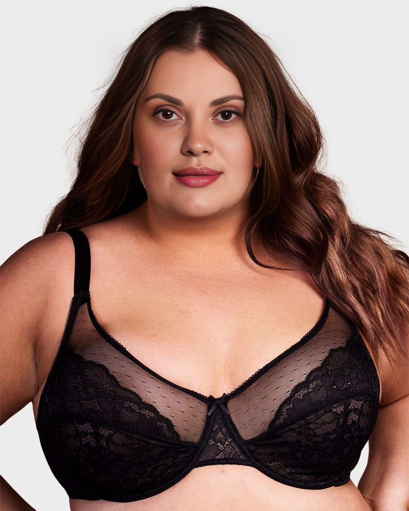 Full Coverage Lace Minimizer Bra
