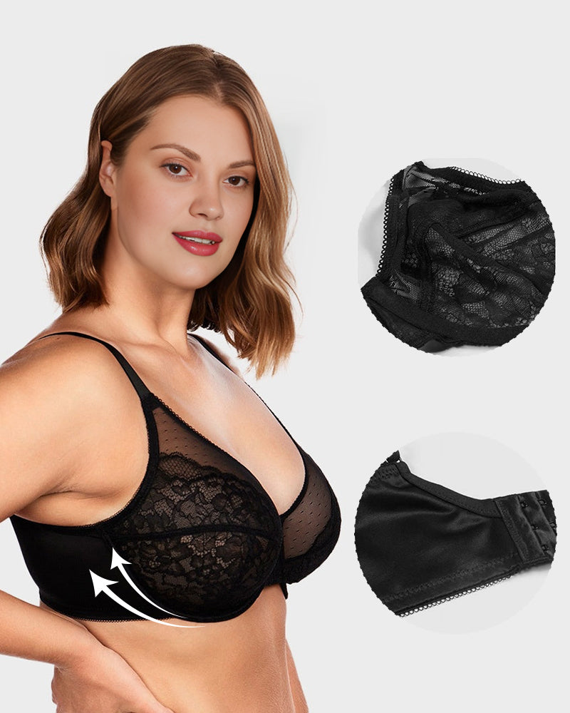 Full Coverage Lace Minimizer Bra