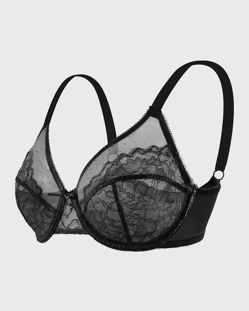 Full Coverage Lace Minimizer Bra