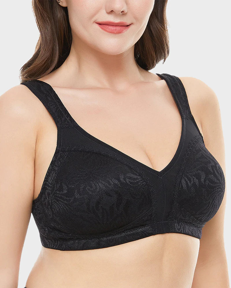 Full Coverage Wire-Free Minimizer Bra