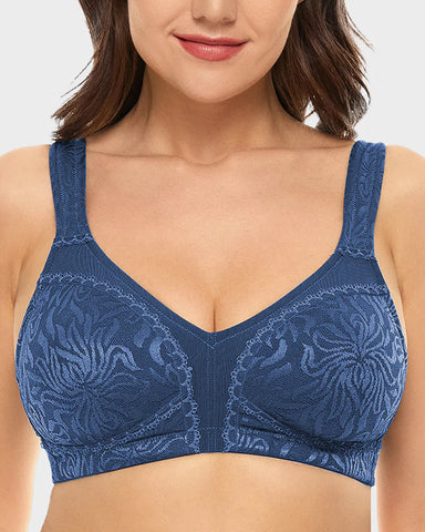 Full Coverage Wire-Free Minimizer Bra