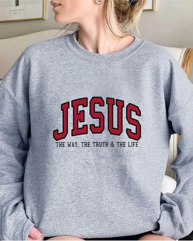 Sweatshirt Faith Sweatshirt - Trendy Crewneck Love Like Jesus Pray Sweatshirt