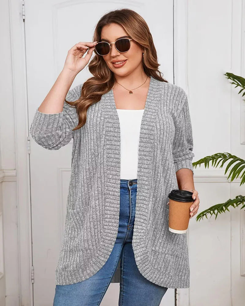 Womens Long Cardigan Lightweight Sweater