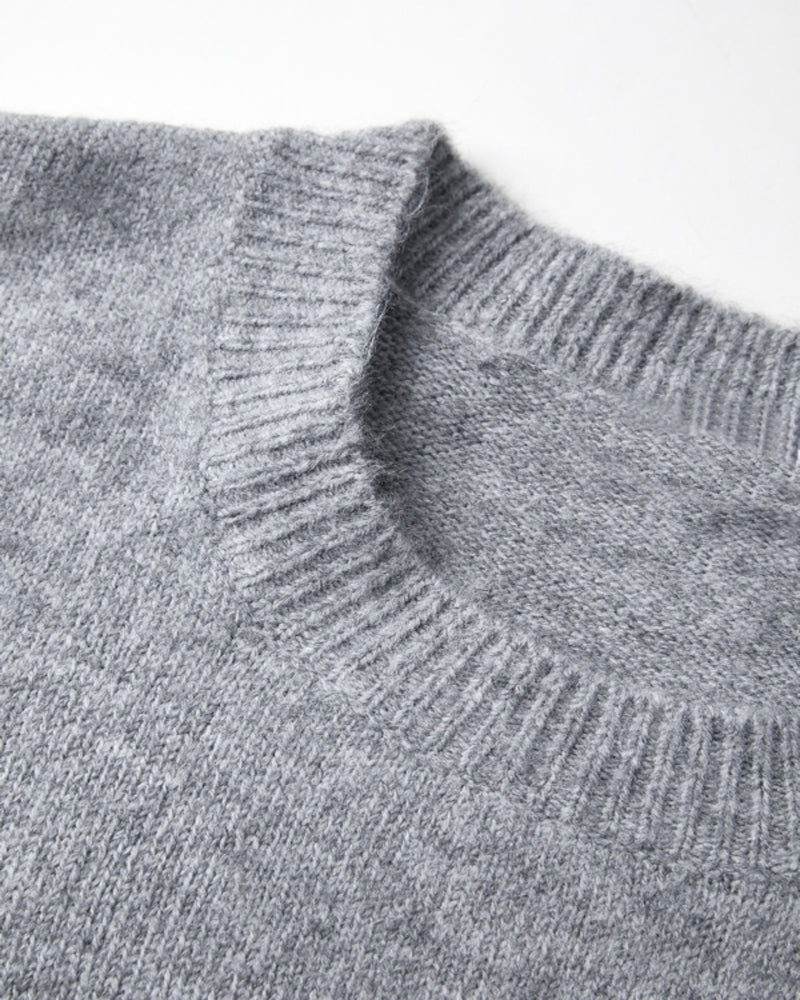 Oversized Split Hem Pullover Sweater