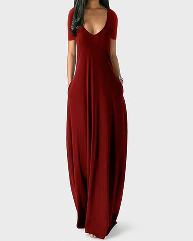 Long Pocket Lounge Dress