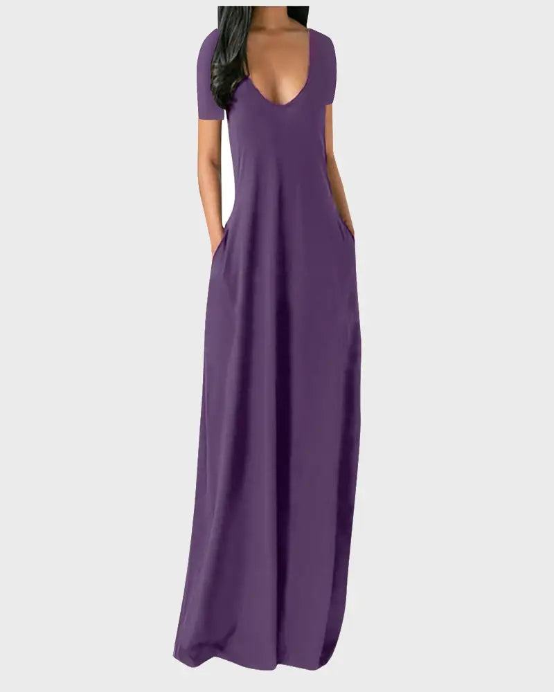 Long Pocket Lounge Dress