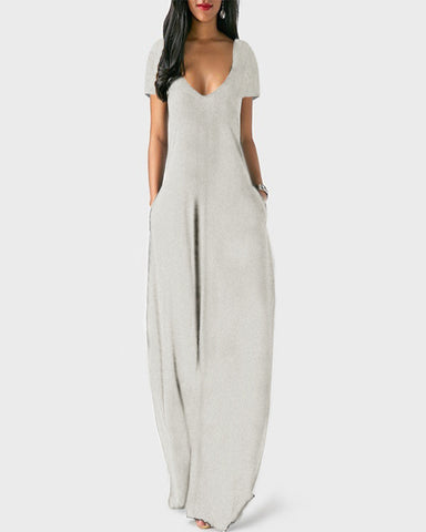 Long Pocket Lounge Dress